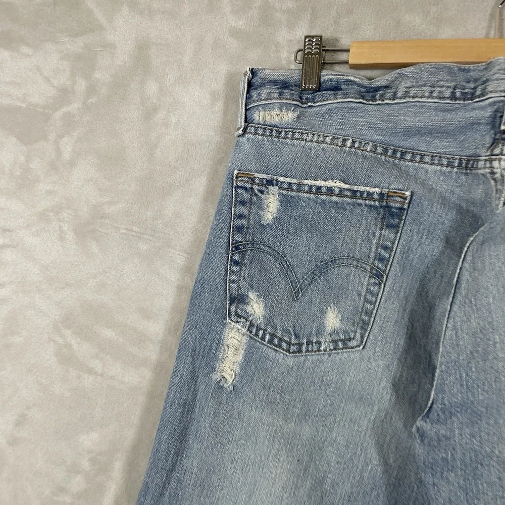 Vtg Levis 527 Jeans Mens 36x32 Distressed Faded Y2K 2000s 2005 Low Rise Boot Fit